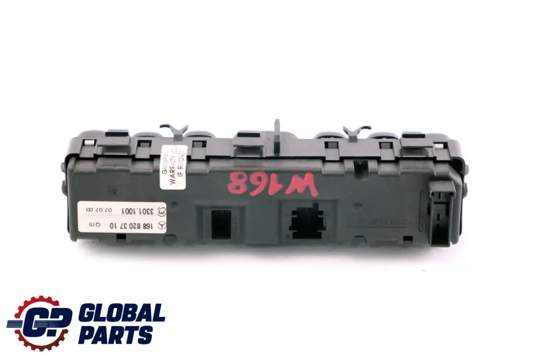 Mercedes-Benz A-Class W168 Multifunctional Control Switch Panel to with Part number A1688203710 Mercedes-Benz A-Class W168 Multifunctional Control Switch Panel - SKU A1688203710 - Part number A1688203710