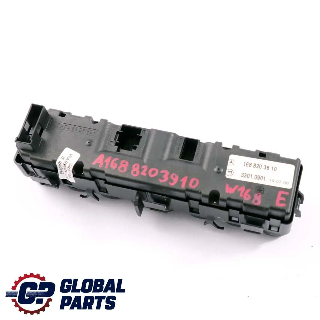 Mercedes-Benz A-Klasse W168 ASR Wischer Hitze Schalter Schalttafel für mit Teilenummer A1688203910 Mercedes-Benz A-Klasse W168 ASR Wischer Hitze Schalter Schalttafel - SKU A1688203910 - Teilenummer A1688203910