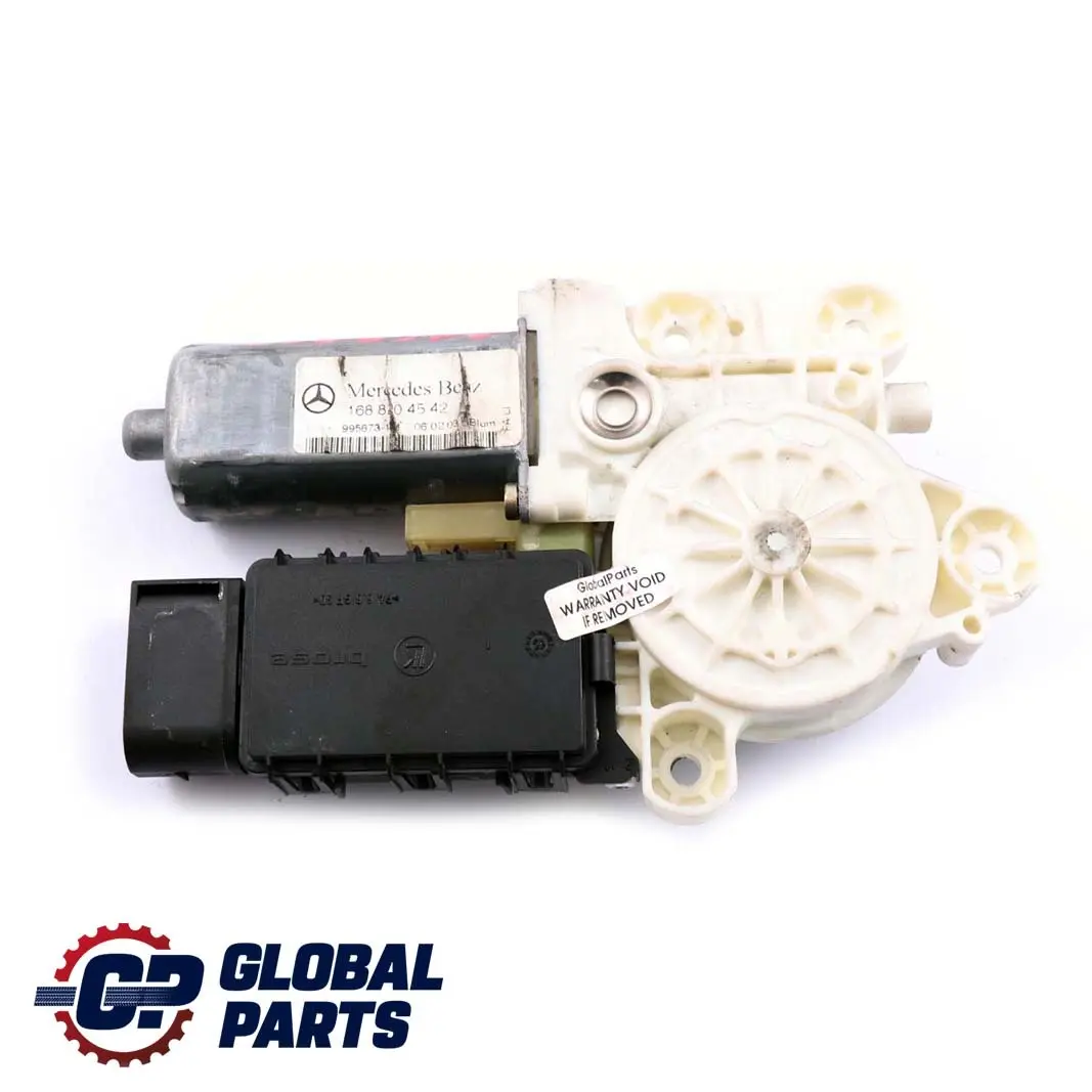 Benz A Class W168 Front Left Door N/S Electric Window Lifter Motor to Mercedes with Part number A1688204542 Mercedes Benz A Class W168 Front Left Door N/S Electric Window Lifter Motor - SKU A1688204542 - Part number A1688204542
