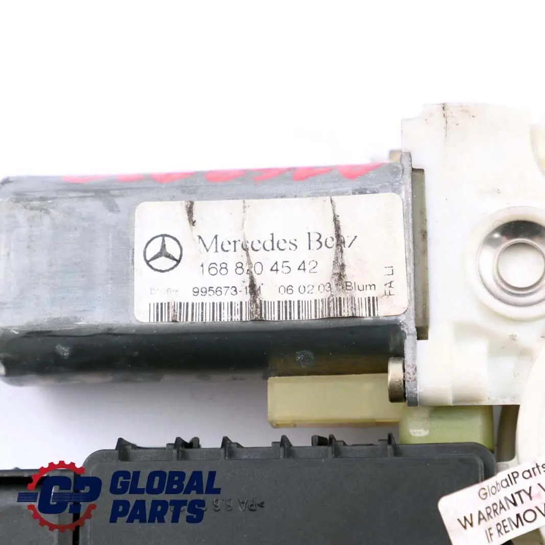 Benz A Class W168 Front Left Door N/S Electric Window Lifter Motor to Mercedes with Part number A1688204542 Mercedes Benz A Class W168 Front Left Door N/S Electric Window Lifter Motor - SKU A1688204542 - Part number A1688204542