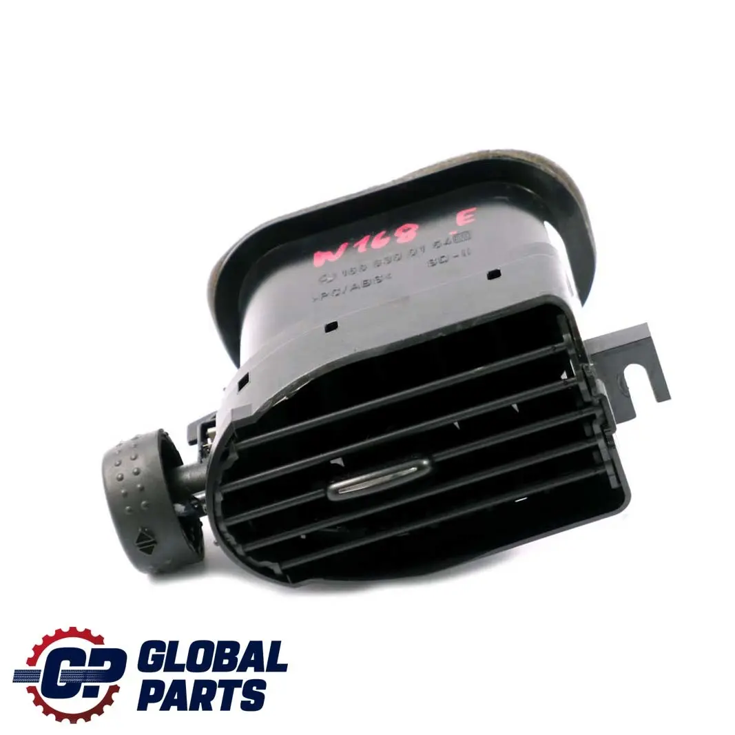  Mercedes-Benz A-Class W168 Dashboard Left N/S Air Vent Nozzle Black - SKU A1688300154 - Part number A1688300154