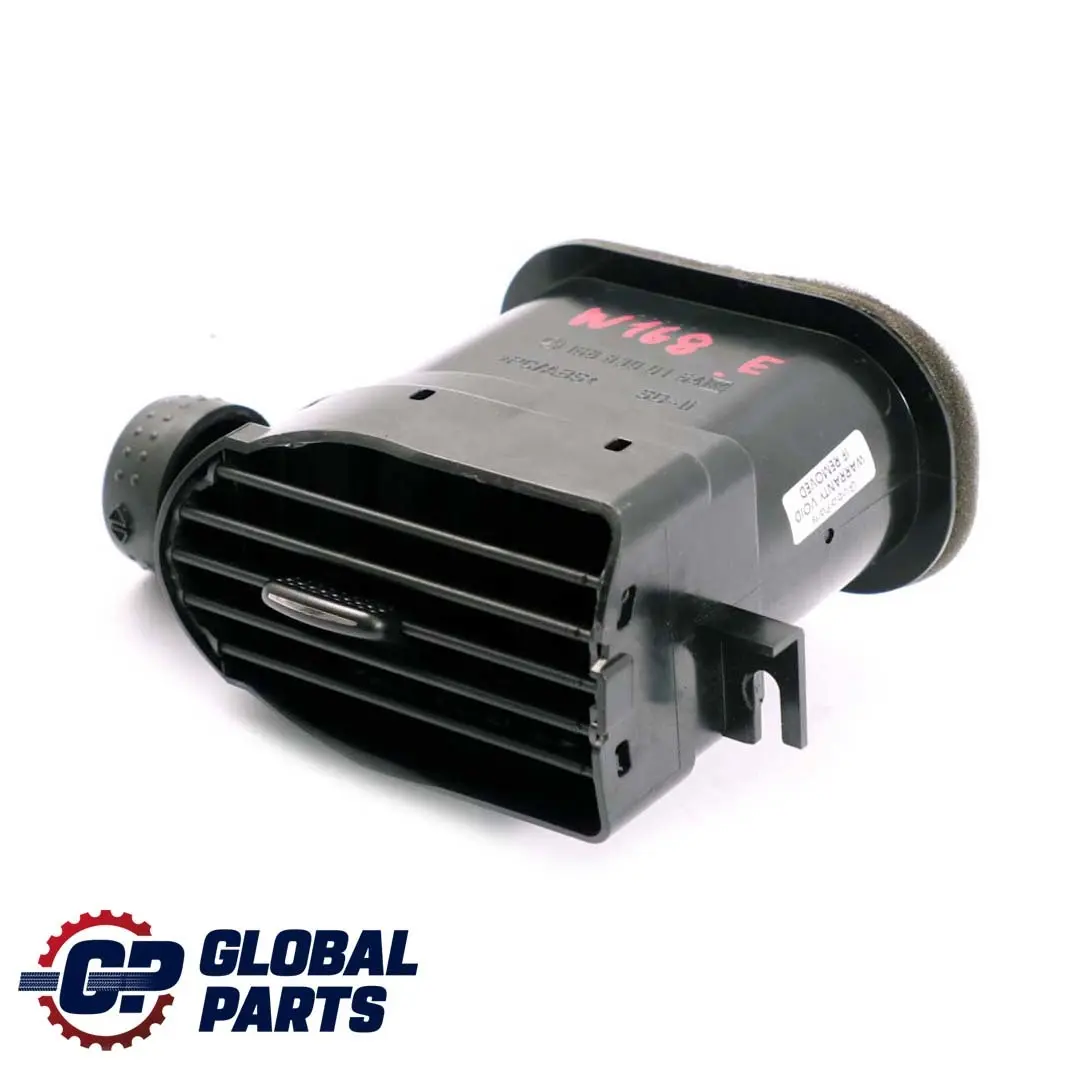 Mercedes-Benz A-Class W168 Dashboard Left N/S Air Vent Nozzle Black to with Part number A1688300154 Mercedes-Benz A-Class W168 Dashboard Left N/S Air Vent Nozzle Black - SKU A1688300154 - Part number A1688300154