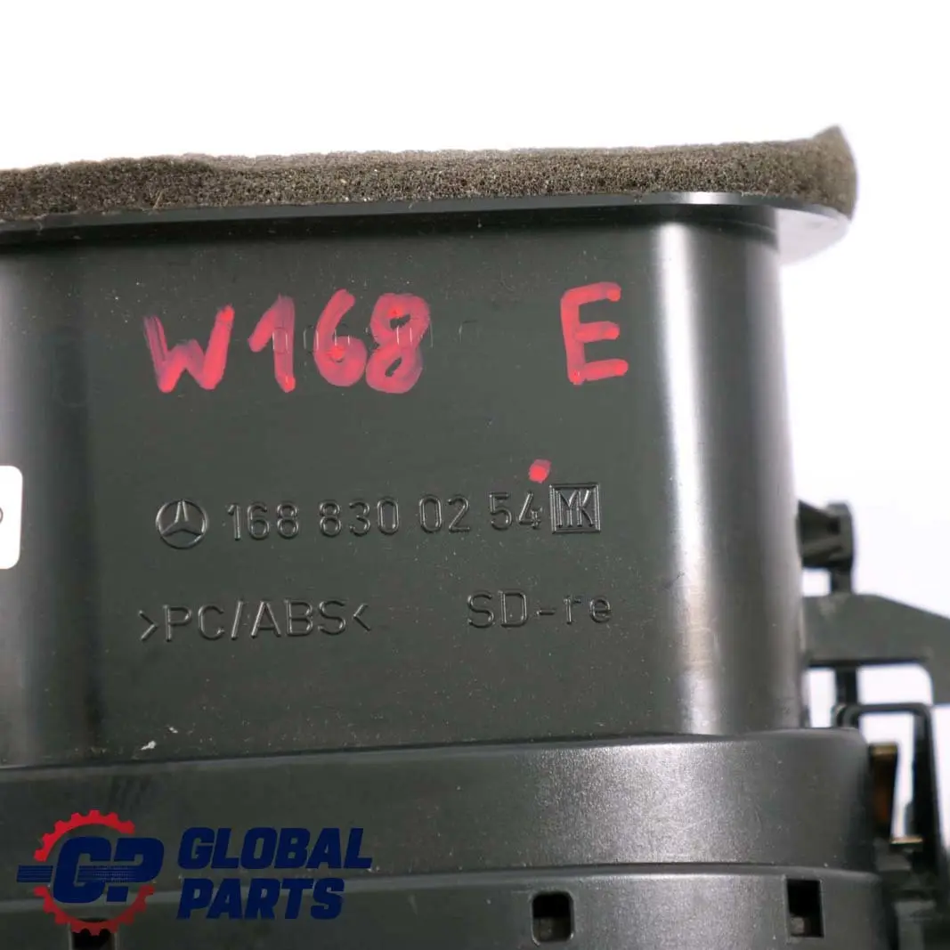 Mercedes W168 Salpicadero Derecho Boquilla De ventilacion De aire - SKU A1688300254 - Número de pieza A1688300254