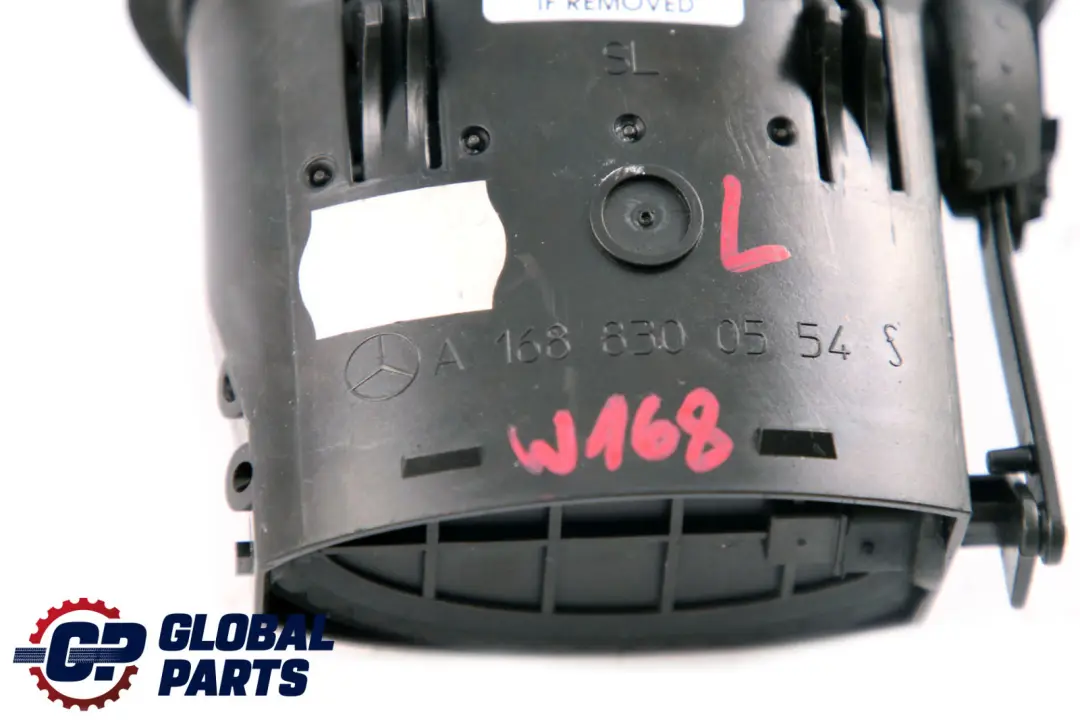 Benz a Class W168 Luftungsgitter Ugello Aria Frontale SX per Mercedes con numero di parte A1688300554 Mercedes Benz a Class W168 Luftungsgitter Ugello Aria Frontale SX - SKU A1688300554 - Numero di parte A1688300554