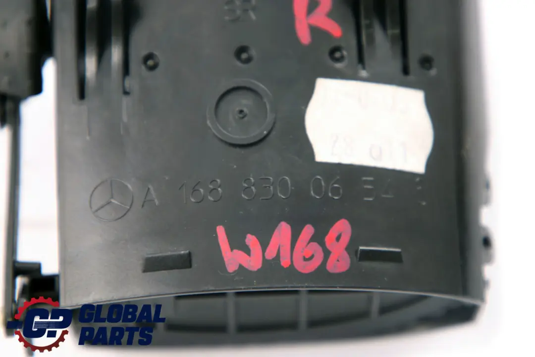 Mercedes-Benz A-Class W168 Right O/S Air Vent Dashboard to with Part number A1688300654 Mercedes-Benz A-Class W168 Right O/S Air Vent Dashboard - SKU A1688300654 - Part number A1688300654