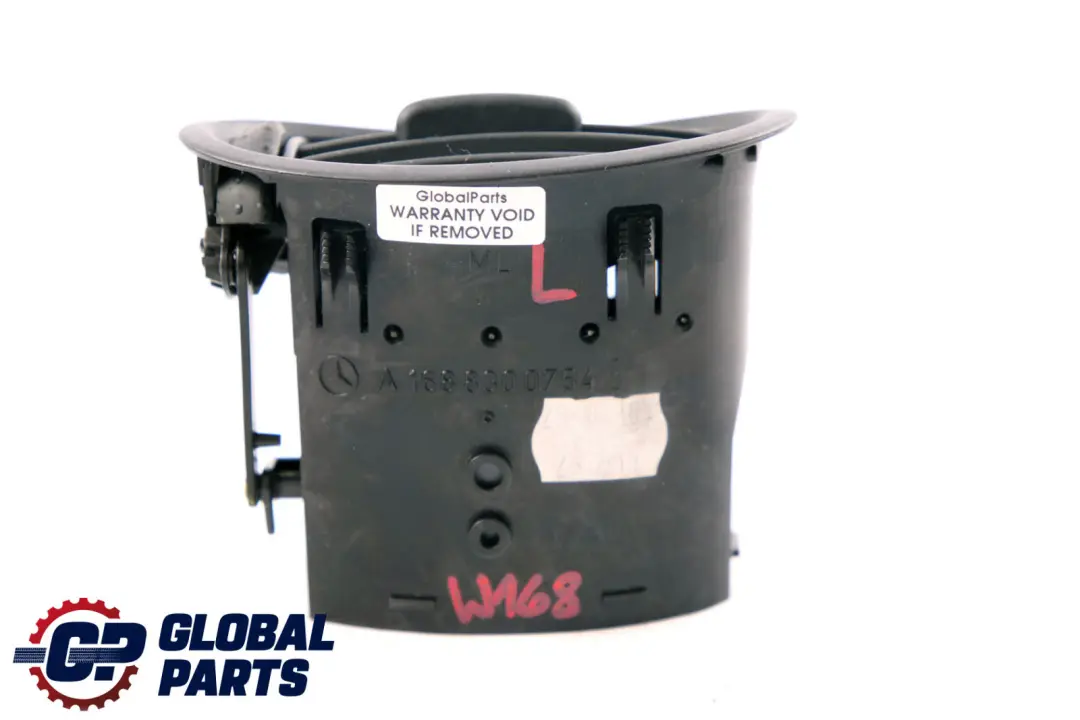  Mercedes-Benz A-Class W168 Dashboard Centre Left N/S Air Vent Black - SKU A1688300754 - Part number A1688300754