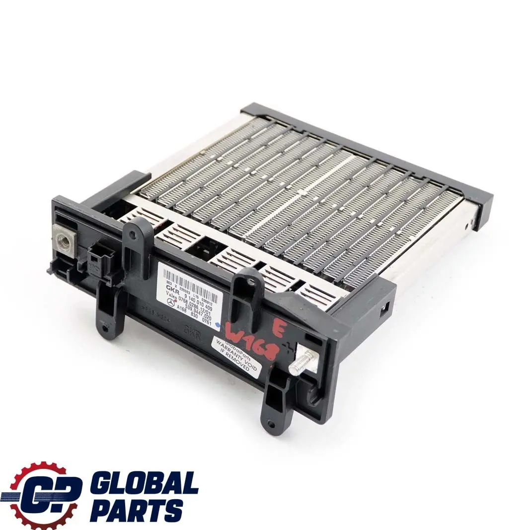  Mercedes-Benz A W168 Diesel Heater Matrix Heat Exchanger Radiator - SKU A1688300761 - Part number A1688300761