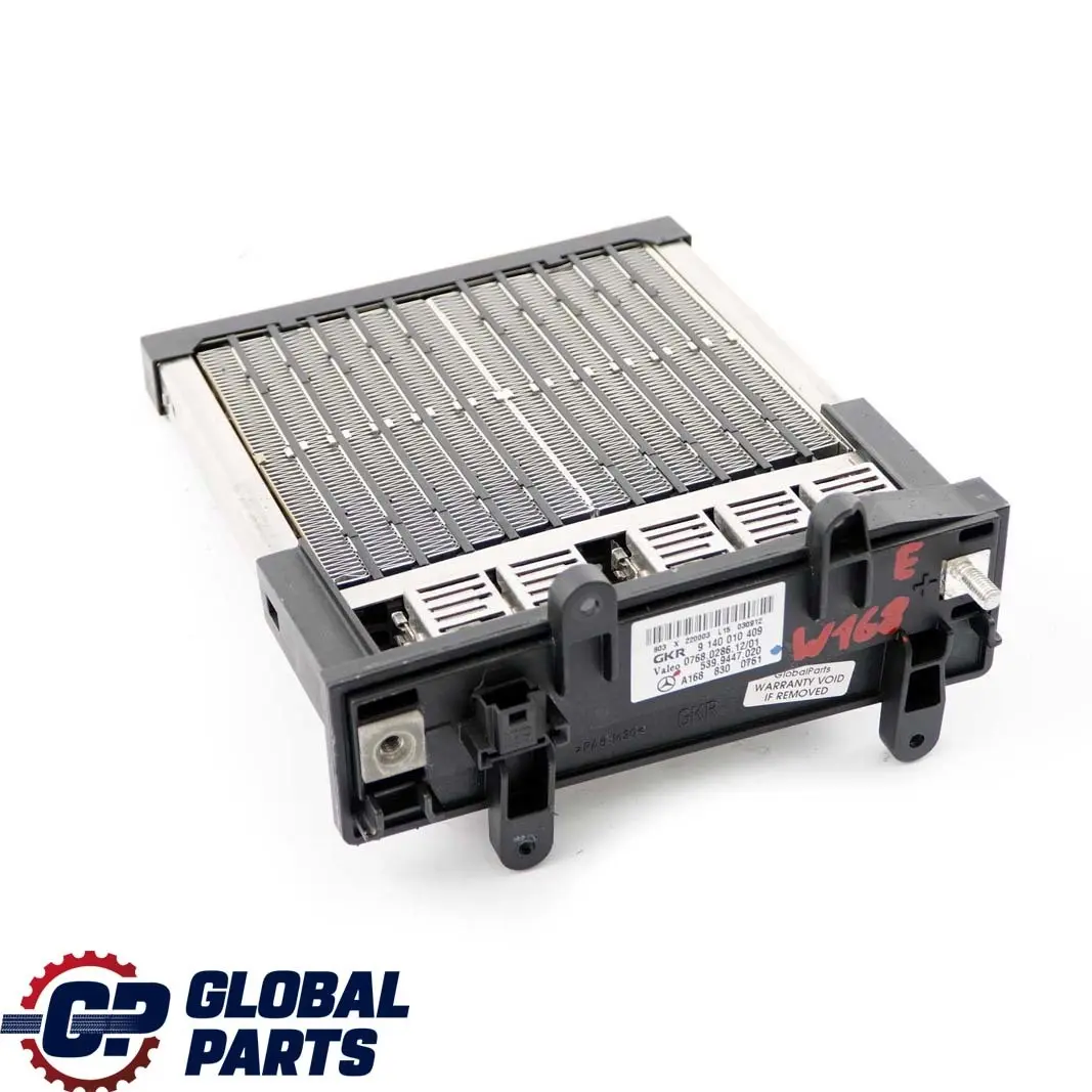  Mercedes-Benz A W168 Diesel Heater Matrix Heat Exchanger Radiator - SKU A1688300761 - Part number A1688300761