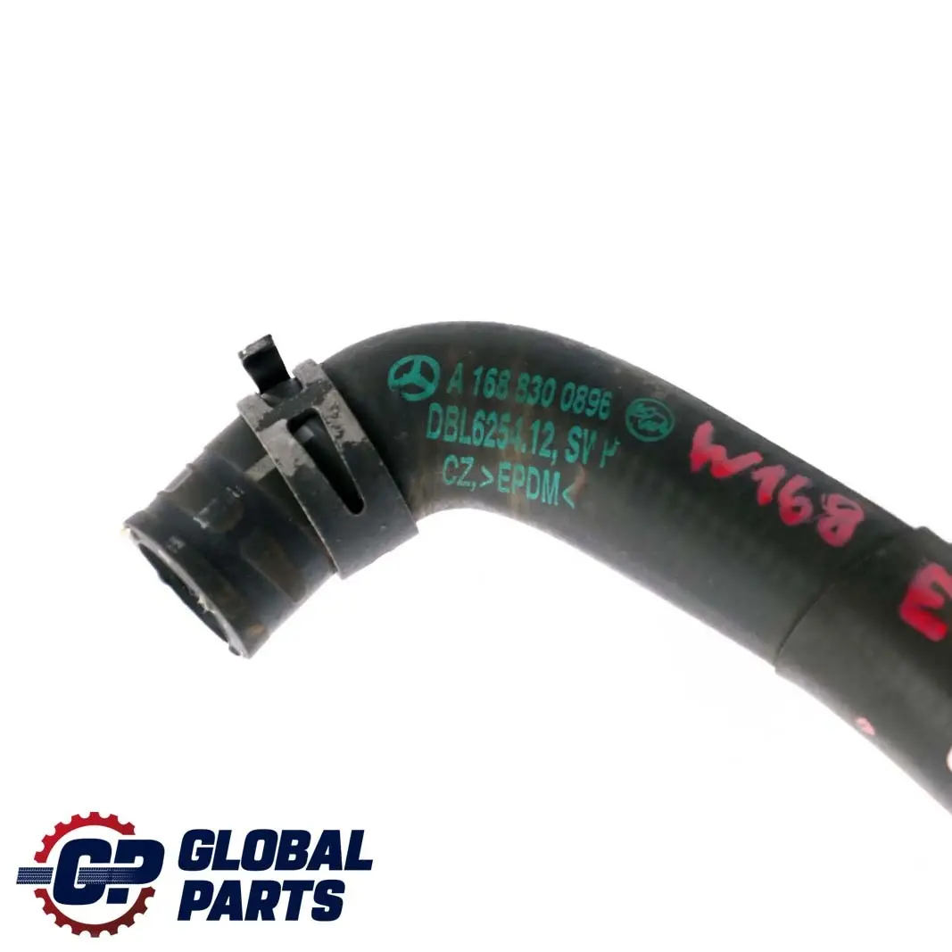 Heater Matrix Heat Exchanger Hose to Mercedes W168 Diesel with Part number A1688300896 Mercedes W168 Diesel Heater Matrix Heat Exchanger Hose - SKU A1688300896 - Part number A1688300896