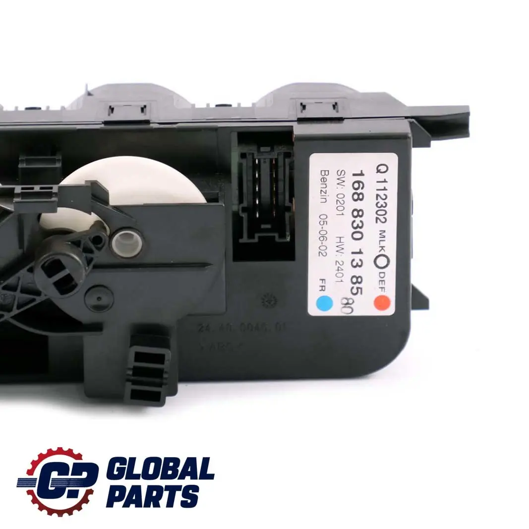 Mercedes-Benz A-Class W168 Heater Climate Control Unit Switch Panel A1688301385 to with Part number A1688301985 Mercedes-Benz A-Class W168 Heater Climate Control Unit Switch Panel A1688301385 - SKU A1688301985 - Part number A1688301985