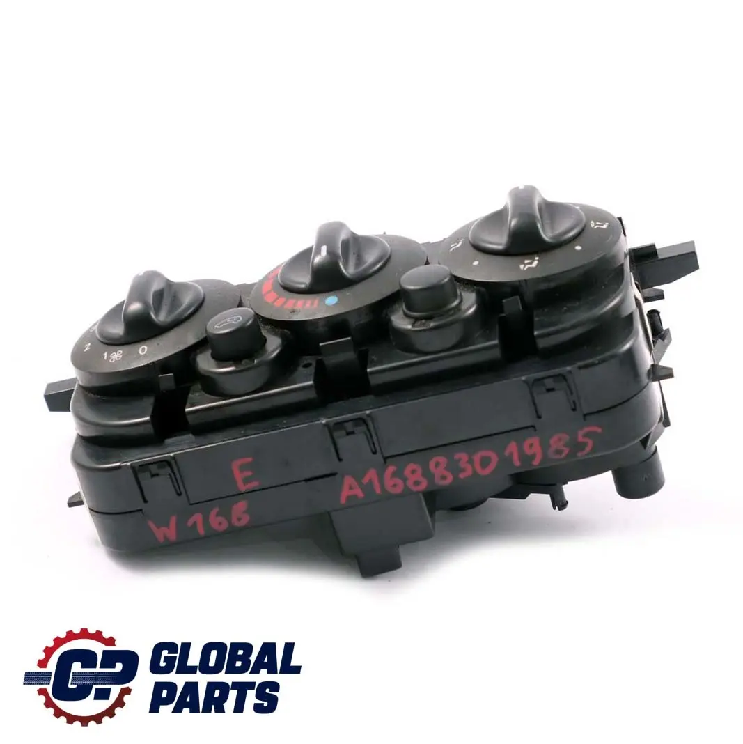 Mercedes-Benz A-Class W168 Heater Climate Control Unit Switch Panel A1688301385 to with Part number A1688301985 Mercedes-Benz A-Class W168 Heater Climate Control Unit Switch Panel A1688301385 - SKU A1688301985 - Part number A1688301985