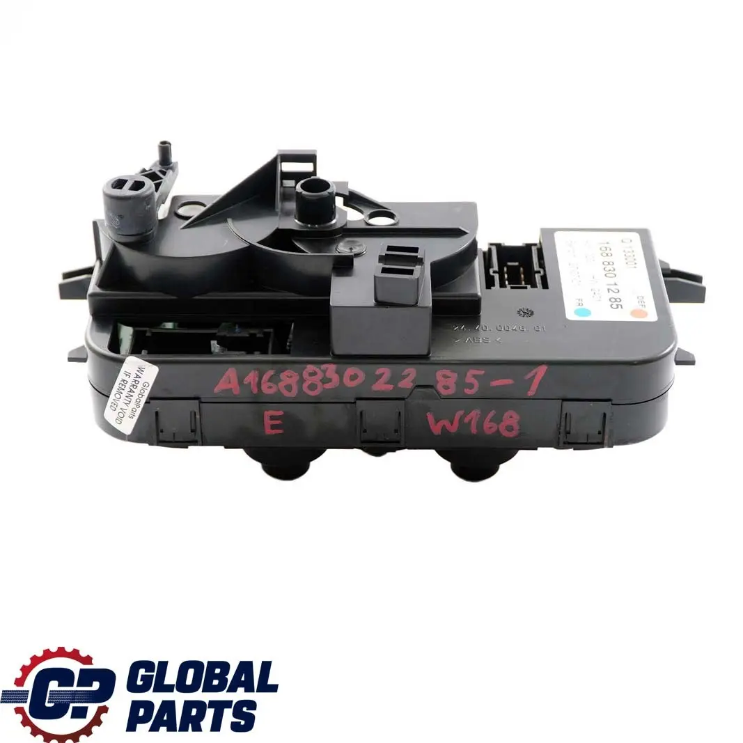  Mercedes-Benz A W168 1 Climate Heater Control Unit Switch Panel A1688301285 - SKU A1688302285-1 - Part number A1688302185