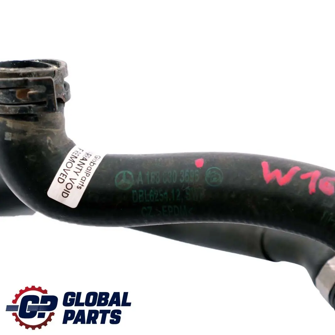 Heater Matrix Water Coolant Hose Diesel to Mercedes W168 with Part number A1688303696 Mercedes W168 Heater Matrix Water Coolant Hose Diesel - SKU A1688303696 - Part number A1688303696