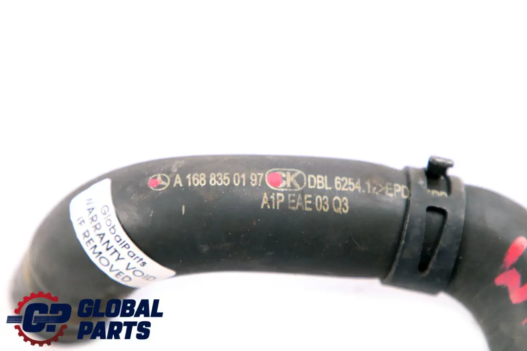 Benz a Class W168 Radiatore Acqua Tubo Flessibile per Mercedes con numero di parte A1688350197 Mercedes Benz a Class W168 Radiatore Acqua Tubo Flessibile - SKU A1688350197 - Numero di parte A1688350197