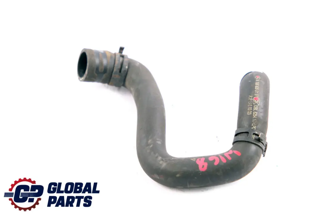Class W168 Engine Heat Exchanger Matrix Coolant Hose to Mercedes A with Part number A1688350197 Mercedes A Class W168 Engine Heat Exchanger Matrix Coolant Hose - SKU A1688350197 - Part number A1688350197