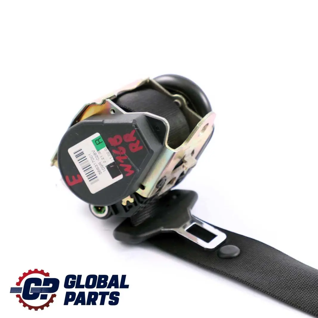 Cinturon De Seguridad Trasero Derecho Negro para Mercedes W168 con número de pieza A1688601885 Mercedes W168 Cinturon De Seguridad Trasero Derecho Negro - SKU A1688601885 - Número de pieza A1688601885