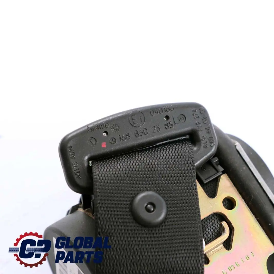  Mercedes-Benz A-Class W168 Rear Left N/S Seat Belt Black - SKU A1688602385 - Part number A1688602385
