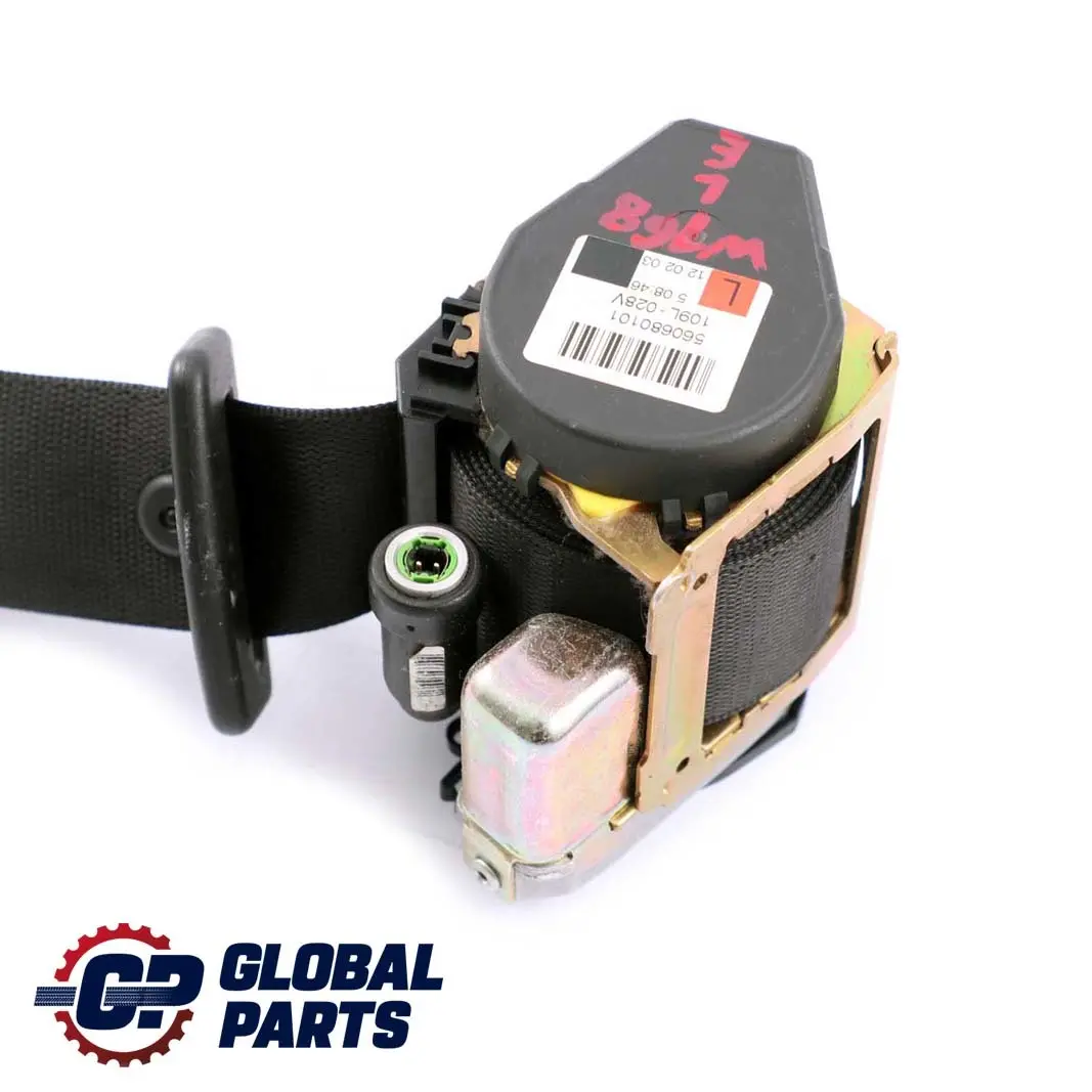 Mercedes-Benz A-Class W168 Rear Left N/S Seat Belt Black to with Part number A1688602385 Mercedes-Benz A-Class W168 Rear Left N/S Seat Belt Black - SKU A1688602385 - Part number A1688602385