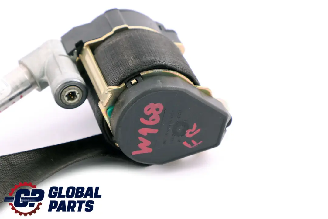 Mercedes W168 Cinturon De seguridad delantero derecho Negro - SKU A1688603285 - Número de pieza A1688603285