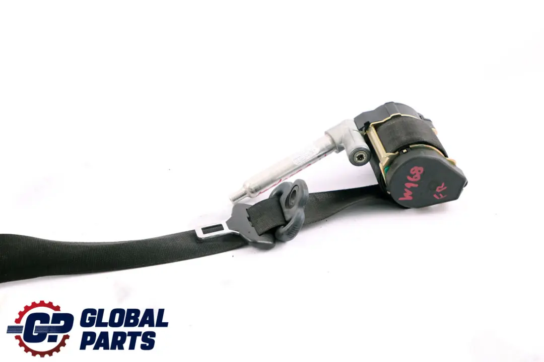 Mercedes-Benz A-Class W168 Front Right O/S Seat Belt Black to with Part number A1688603285 Mercedes-Benz A-Class W168 Front Right O/S Seat Belt Black - SKU A1688603285 - Part number A1688603285