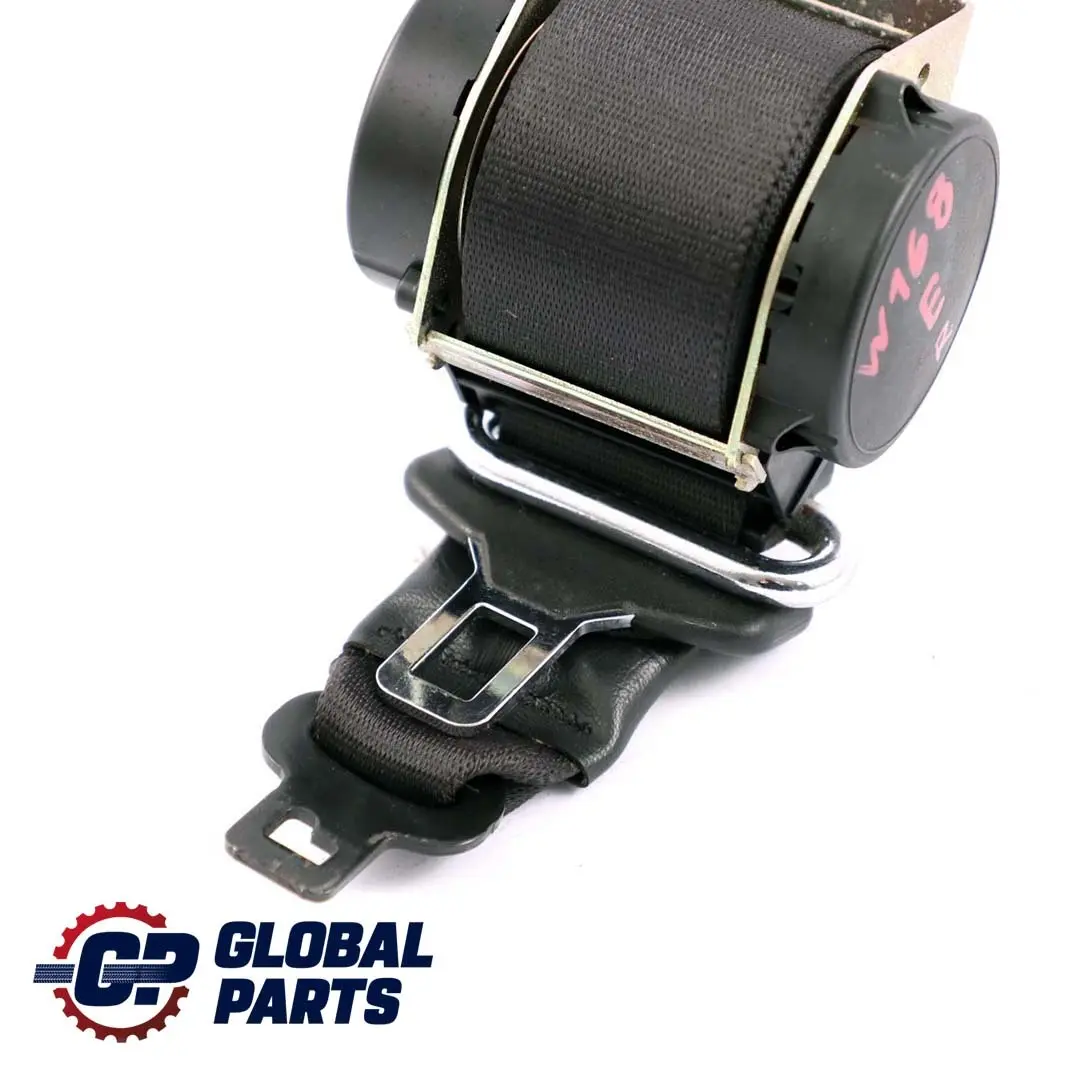 Cinturon De seguridad Central Trasero Negro para Mercedes W168 con número de pieza A1688604685 Mercedes W168 Cinturon De seguridad Central Trasero Negro - SKU A1688604685 - Número de pieza A1688604685