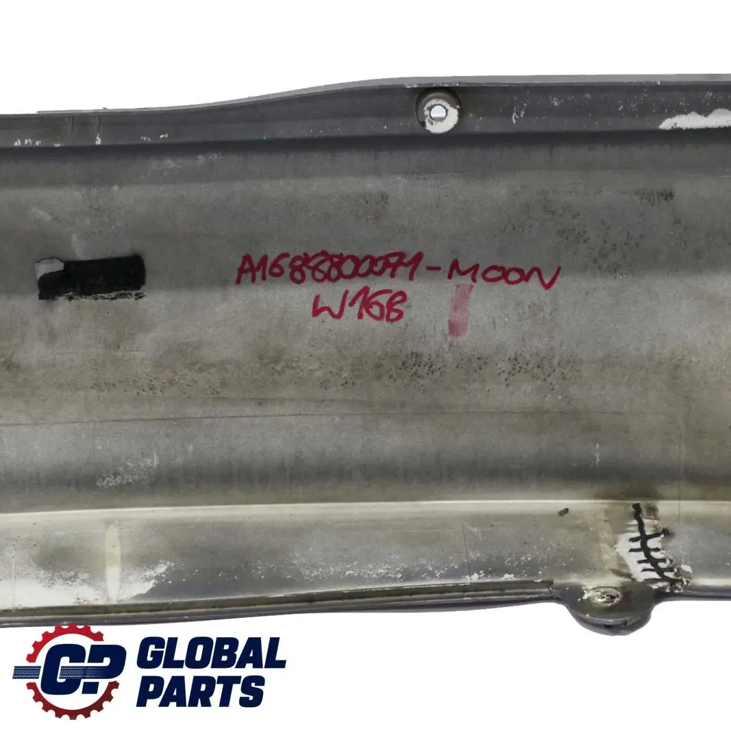 Mercedes-Benz A-Class W168 Rear Bumper Trim Panel Moonlight Silver Metallic 706 to with Part number A1688800071 Mercedes-Benz A-Class W168 Rear Bumper Trim Panel Moonlight Silver Metallic 706 - SKU A1688800071 - Part number A1688800071