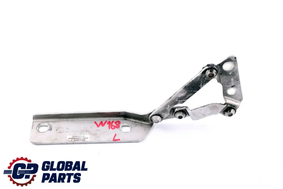 Mercedes A W168 Cerniera Cofano SX Polar Argento A1688800128 - SKU A1688800128-PS - Numero di parte A1688800228