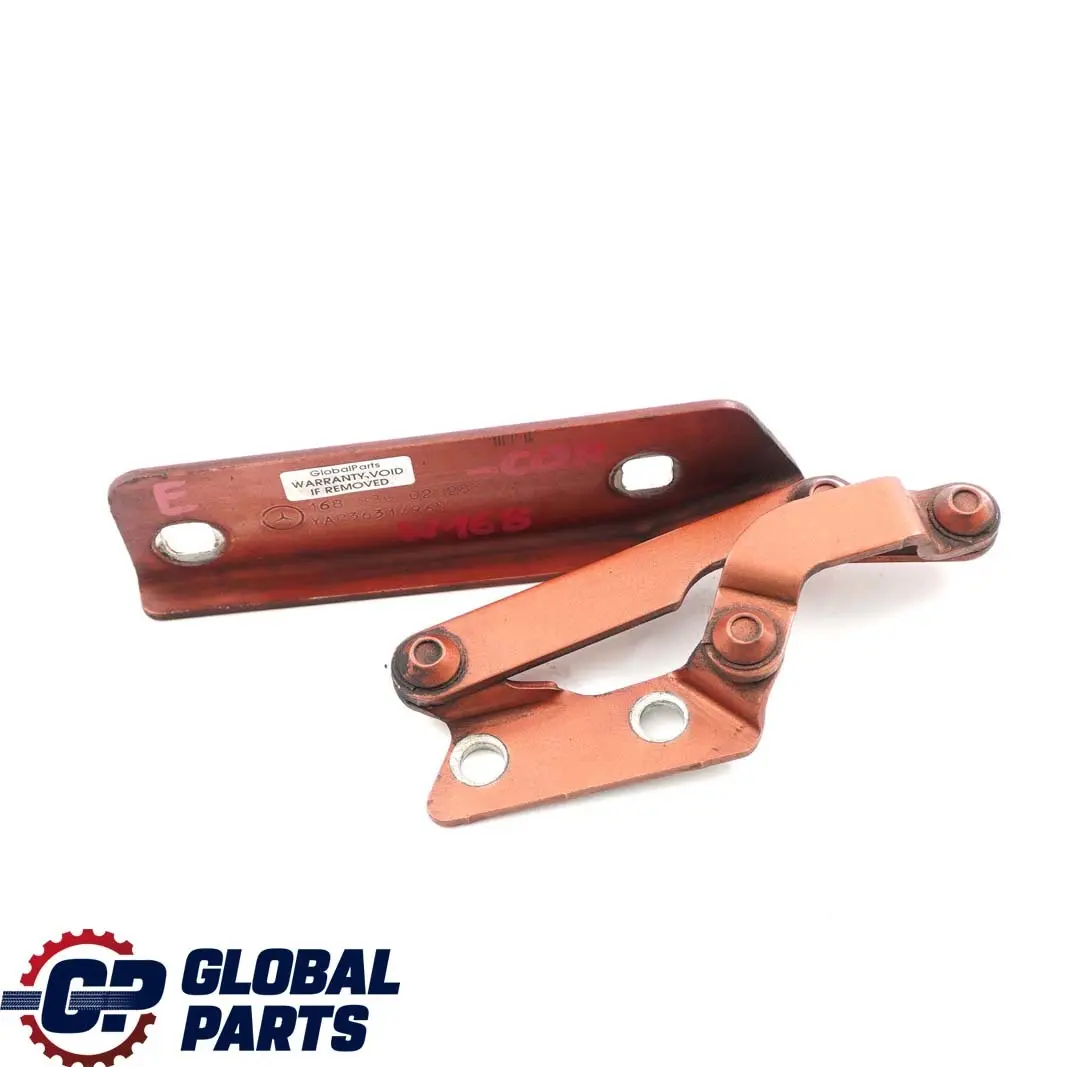  Mercedes-Benz A W168 Bisagra Derecha Capo Capo Delantero Mica Naranja Coral 490 - SKU A1688800228-COR - Número de pieza A1688800228