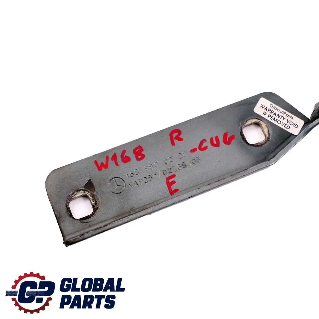 Mercedes-Benz A W168 Bisagra Derecha Capo Delantera Gris Cumulus - 757 para con número de pieza A1688800228 Mercedes-Benz A W168 Bisagra Derecha Capo Delantera Gris Cumulus - 757 - SKU A1688800228-CUG - Número de pieza A1688800228