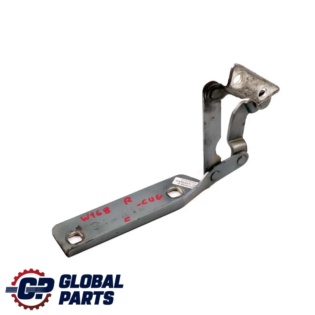  Mercedes-Benz A W168 Bisagra Derecha Capo Delantera Gris Cumulus - 757 - SKU A1688800228-CUG - Número de pieza A1688800228
