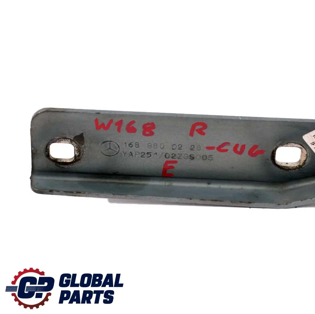 Mercedes-Benz A W168 Cerniera Destra O/S Cofano Anteriore Cumulo Grigio - 757 per con numero di parte A1688800228 Mercedes-Benz A W168 Cerniera Destra O/S Cofano Anteriore Cumulo Grigio - 757 - SKU A1688800228-CUG - Numero di parte A1688800228