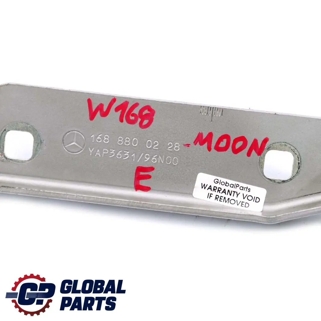 Mercedes-Benz W168 Cerniera Cofano Destra Moonlight Argento per con numero di parte A1688800228 Mercedes-Benz W168 Cerniera Cofano Destra Moonlight Argento - SKU A1688800228-MOON - Numero di parte A1688800228