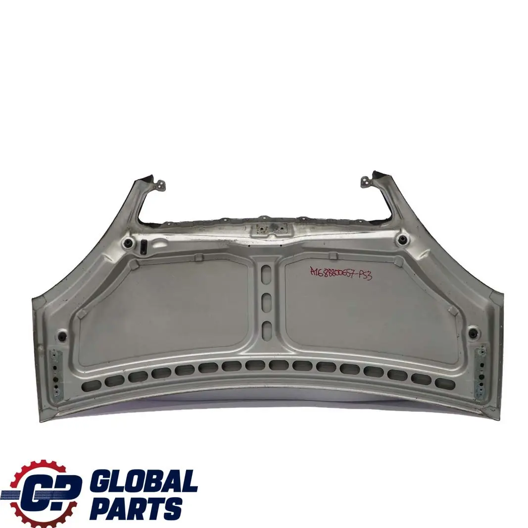Mercedes-Benz A-Class 3 W168 Hood Bonnet Trim Panel Polar Silver Metallic - 761 to with Part number A1688800657 Mercedes-Benz A-Class 3 W168 Hood Bonnet Trim Panel Polar Silver Metallic - 761 - SKU A1688800657-PS3 - Part number A1688800657