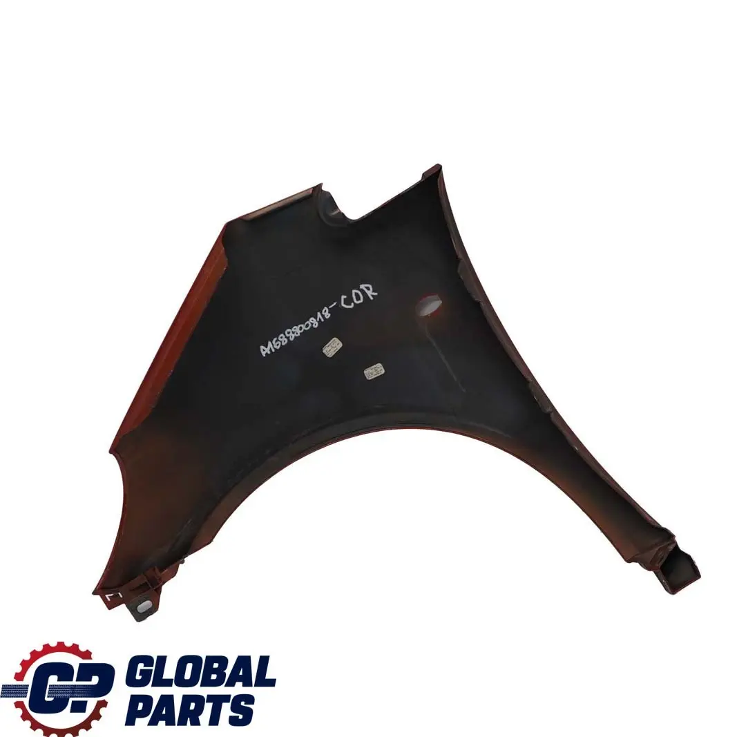 Delantero Derecho Panel Lateral Guardabarros Mica Coral Naranja para Mercedes A W168 con número de pieza A1688800818 Mercedes A W168 Delantero Derecho Panel Lateral Guardabarros Mica Coral Naranja - SKU A1688800818-COR - Número de pieza A1688800818