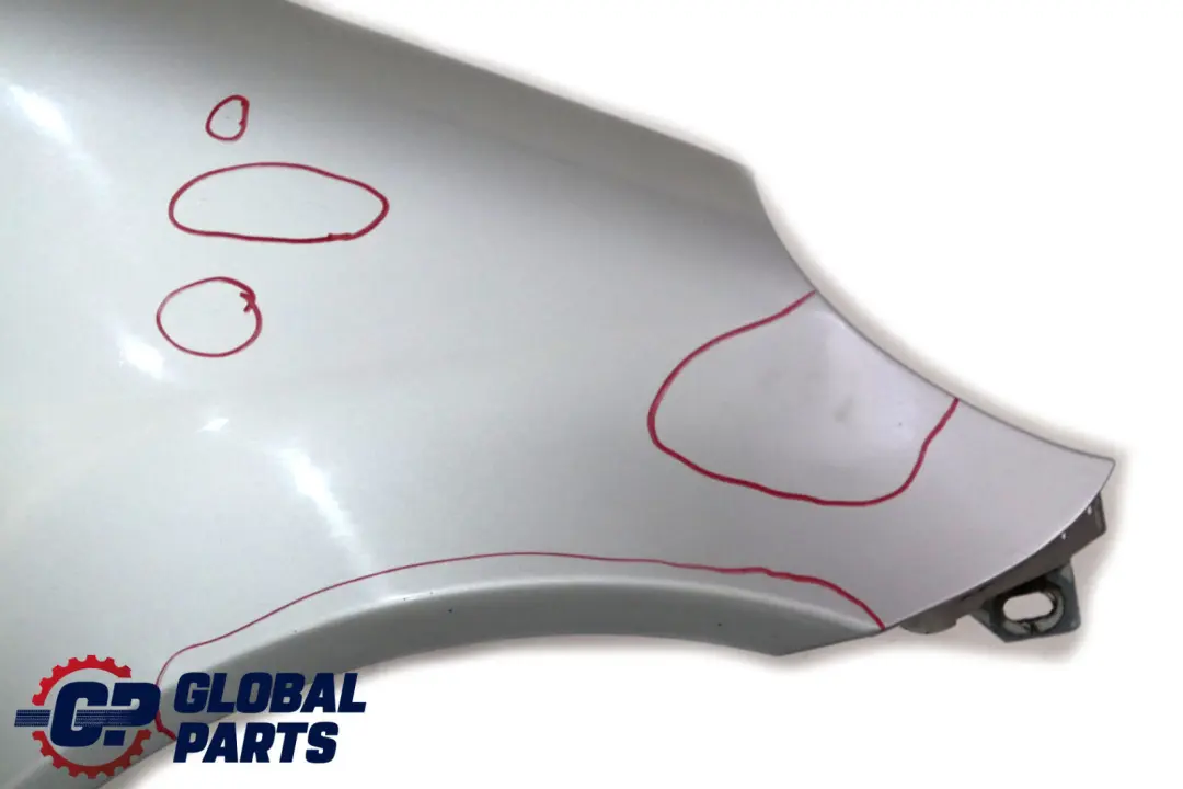 Class W168 Front Right O/S Side Panel Wing Fender Polar Silver to Mercedes A with Part number A1688800818 Mercedes A Class W168 Front Right O/S Side Panel Wing Fender Polar Silver - SKU A1688800818-PS - Part number A1688800818