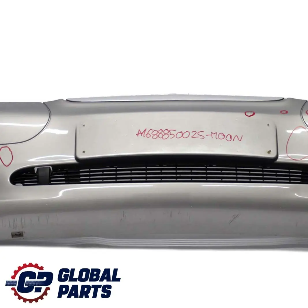 Mercedes-Benz A W168 Front Bumper Trim Panel Moonlight Silver Metallic 706 to with Part number A1688850025 Mercedes-Benz A W168 Front Bumper Trim Panel Moonlight Silver Metallic 706 - SKU A1688850025-MOON - Part number A1688850025