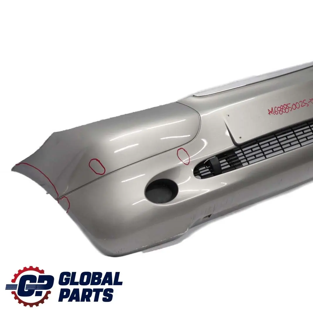 Mercedes-Benz A-Klasse W168 Stossfänger Vorn Polar Silver Silber Metallic 761 für mit Teilenummer A1688850025 Mercedes-Benz A-Klasse W168 Stossfänger Vorn Polar Silver Silber Metallic 761 - SKU A1688850025-MOON - Teilenummer A1688850025
