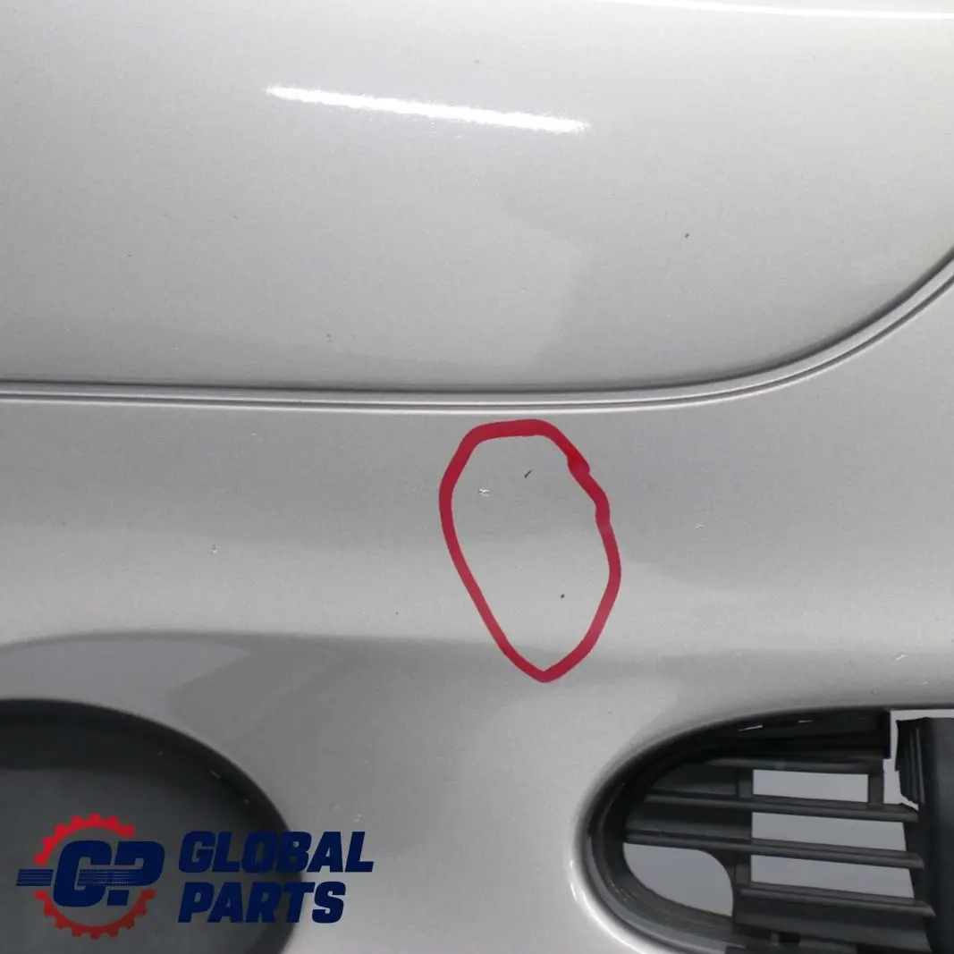 Mercedes W168 Panel Embellecedor Parachoques Delantero Plateado Metalizado 706 - SKU A1688850025-MOON - Número de pieza A1688850025