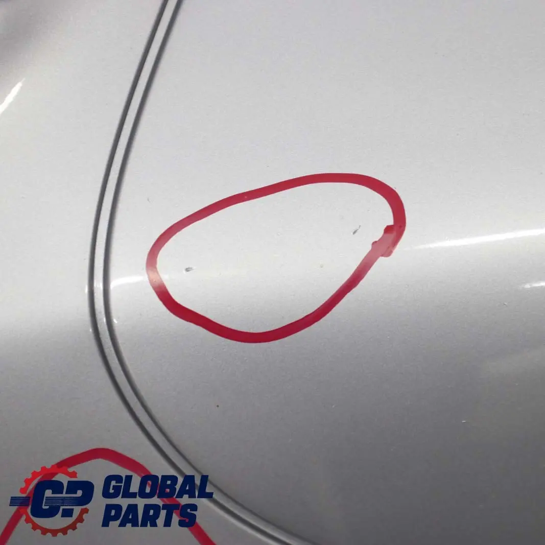 Mercedes W168 Panel Embellecedor Parachoques Delantero Plateado Metalizado 706 - SKU A1688850025-MOON - Número de pieza A1688850025