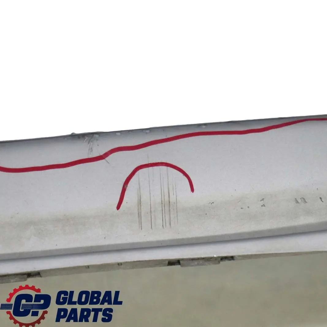 Mercedes-Benz A-Class W168 Rear Bumper Trim Panel Polar Silver Metallic - 761 to with Part number A1688852625 Mercedes-Benz A-Class W168 Rear Bumper Trim Panel Polar Silver Metallic - 761 - SKU A1688852625-PLS - Part number A1688852625