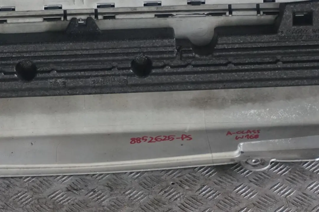 Mercedes A-Class W168 Rear Bumper Trim Panel Polar Silver Metallic - 761U - SKU A1688852625-PS - Part number A1688852625