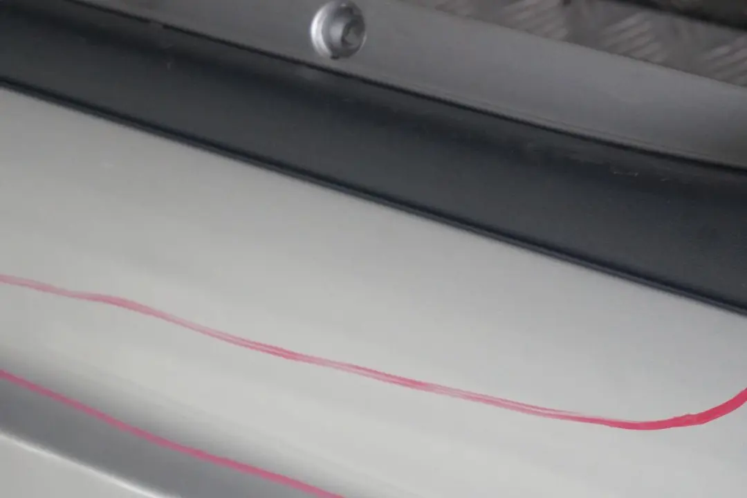 Bumper Trim Panel Polar Silver Metallic - 761U to Mercedes A-Class W168 Rear with Part number A1688852625 Mercedes A-Class W168 Rear Bumper Trim Panel Polar Silver Metallic - 761U - SKU A1688852625-PS - Part number A1688852625