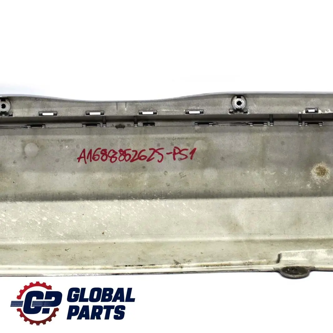 Bumper Trim Panel Polar Silver Metallic - 761 to Mercedes W168 Rear with Part number A1688852625 Mercedes W168 Rear Bumper Trim Panel Polar Silver Metallic - 761 - SKU A1688852625-PS1 - Part number A1688852625