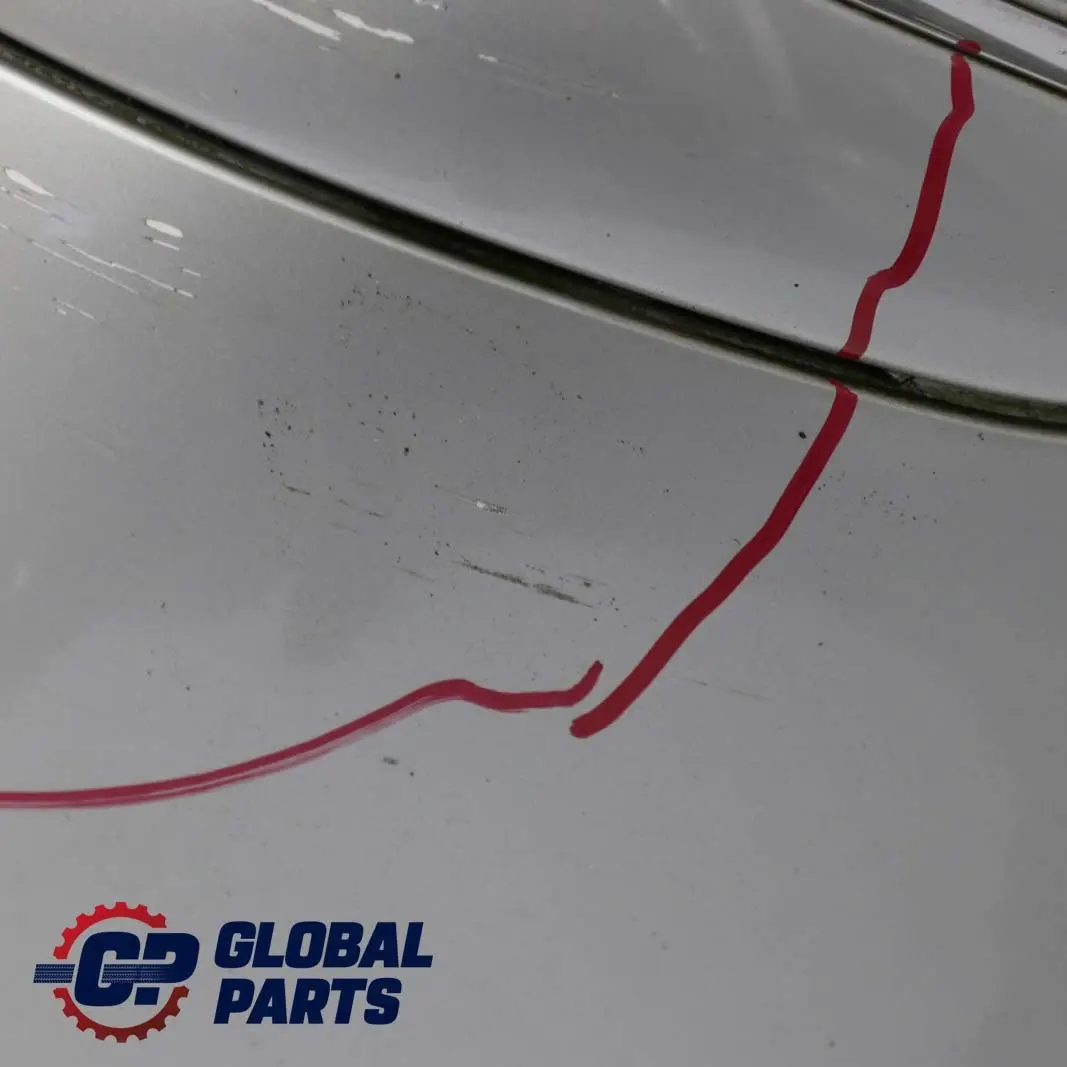 Bumper Trim Panel Polar Silver Metallic - 761 to Mercedes W168 Rear with Part number A1688852625 Mercedes W168 Rear Bumper Trim Panel Polar Silver Metallic - 761 - SKU A1688852625-PS1 - Part number A1688852625