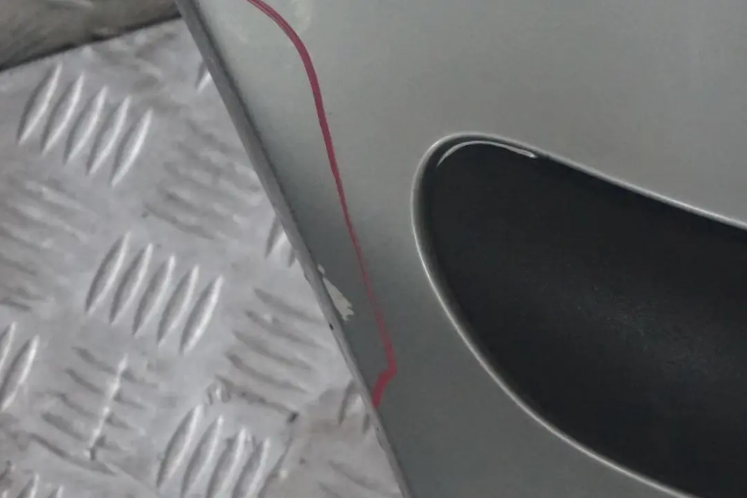 Mercedes A-Class W168 Front Bumper Trim Panel Polar Silver Metallic - 761U - SKU A1688853025-PS - Part number A1688853025