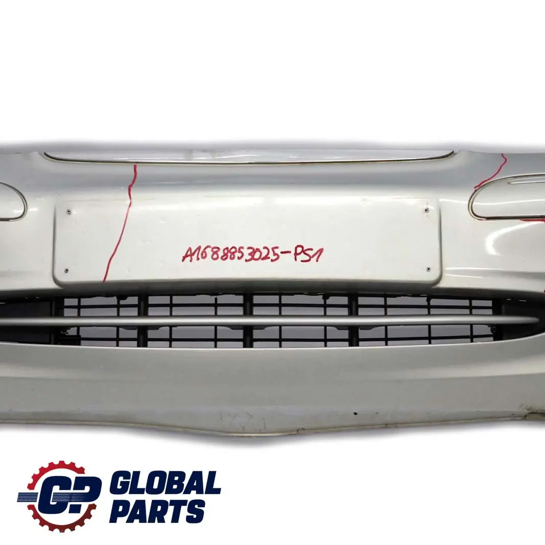 Mercedes Benz A Class W168 Front Bumper Trim Panel Polar Silver Metallic - 761 - SKU A1688853025-PS1 - Part number A1688853025