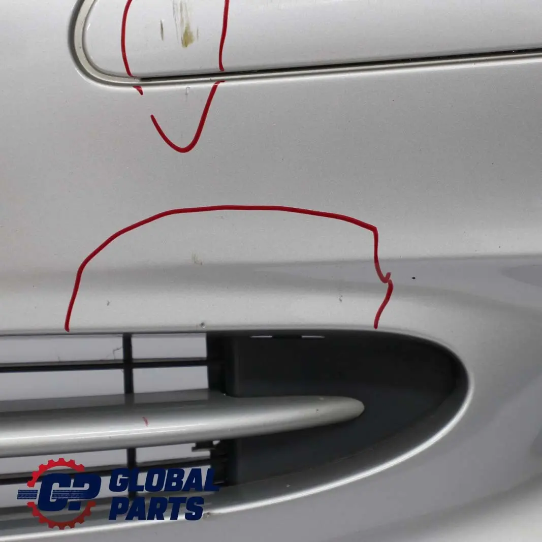 Mercedes-Benz A-Class W168 2 Front Bumper Trim Panel Polar Silver Metallic 761 to with Part number A1688853025 Mercedes-Benz A-Class W168 2 Front Bumper Trim Panel Polar Silver Metallic 761 - SKU A1688853025-PS2 - Part number A1688853025