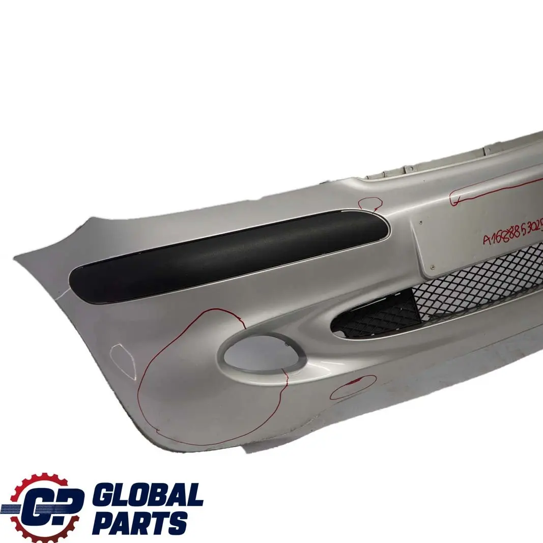 Mercedes-Benz A-Class W168 3 Front Bumper Trim Panel Polar Silver Metallic 761 to with Part number A1688853025 Mercedes-Benz A-Class W168 3 Front Bumper Trim Panel Polar Silver Metallic 761 - SKU A1688853025-PS3 - Part number A1688853025