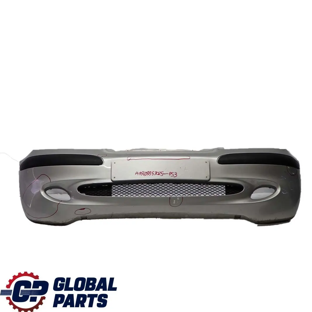  Mercedes-Benz A-Class W168 3 Front Bumper Trim Panel Polar Silver Metallic 761 - SKU A1688853025-PS3 - Part number A1688853025