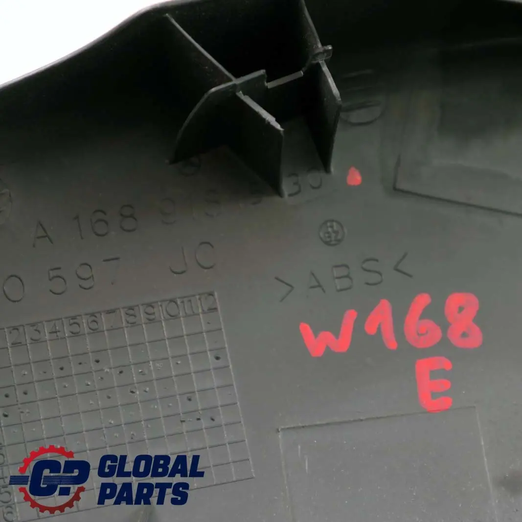 Mercedes-Benz A-Class W168 Front Left Seat N/S Trim Panel Cover to with Part number A1689181530 Mercedes-Benz A-Class W168 Front Left Seat N/S Trim Panel Cover - SKU A1689181530 - Part number A1689181530